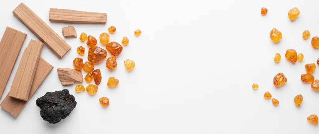 Sandalwood, Musk, Amber